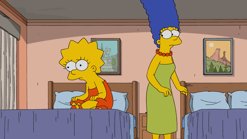 Illustration for article titled Marge and Lisa hug it out on The Simpsons